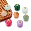 Picture of Aventurine ( Natural ) Charms Gold Plated Multicolor Pumpkin 14mm x 13mm, 1 Piece