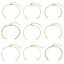 Picture of 304 Stainless Steel Link Chain Semi-finished Bracelets For DIY Handmade Jewelry Making Gold Plated 17cm(6 6/8") long