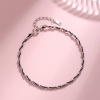 Picture of Brass Simple Braided Bracelets Multicolor 15cm(5 7/8") long