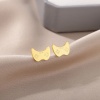 Picture of 304 Stainless Steel Stylish Ear Post Stud Earrings Multicolor 15mm Dia., 1 Piece