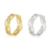 Picture of 304 Stainless Steel Geometry Series Rings Multicolor Round Geometric Hollow 19.8mm(US Size 10)