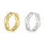 Immagine di 304 Acciaio Inossidabile Serie Geometry Anello Multicolore Tondo Geometria Filigrana 19.8mm (taglia di US: 10), 1 Pz