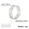 Picture of 304 Stainless Steel Geometry Series Rings Multicolor Round Geometric Hollow 19.8mm(US Size 10)