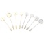 Immagine di Ottone Accessori spille Tondo Vero Oro Placcato Basi per Cabochon 2 Pz