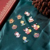 Picture of Zinc Based Alloy Christmas Charms Multicolor Enamel