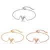 Picture of 304 Stainless Steel Stylish Bracelets Multicolor V-shaped 15cm(5 7/8") long