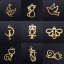 Immagine di 201 Acciaio Inossidabile Charms Animale Multicolore Filigrana 2 Pz