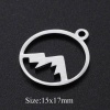 Picture of 201 Stainless Steel Charms Multicolor Hollow