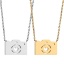 Picture of 304 Stainless Steel Link Cable Chain Necklace Multicolor Camera Hollow 45cm(17 6/8") long