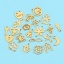Immagine di 304 Acciaio Inossidabile Charms 18K Oro Placcato Filigrana 5 Pz
