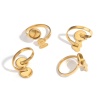 Picture of 304 Stainless Steel Open Adjustable Rings Multicolor (Fits 8mm Dia.) 18mm(US Size 7.75)