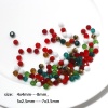 Picture of Glass Christmas Beads At Random Color Faceted