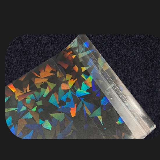 Picture of Plastic Self Seal Self Adhesive Bags Rectangle Transparent Clear Holographic Laser