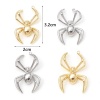 Picture of Brass Pendants Halloween Spider Animal Real Gold Plated 3D 3.2cm x 2cm