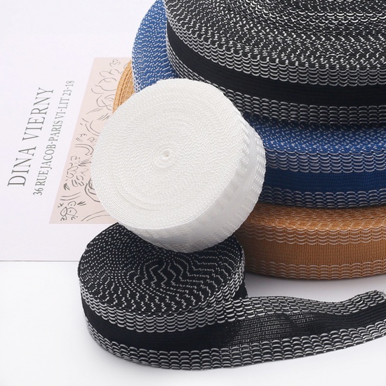 Изображение Полиэстер Брюки укорачивание утюжок на лямках самоклеящаяся лента сделай сам бытовые швейные принадлежности Разноцветный 2.5см, 1 Пакет