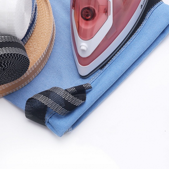 Изображение Полиэстер Брюки укорачивание утюжок на лямках самоклеящаяся лента сделай сам бытовые швейные принадлежности Разноцветный 2.5см, 1 Пакет