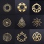 Image de Pendentifs en 201 Acier Inoxydable Fleurs Creuses 1 Pièce