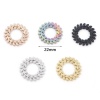 304ステンレス鋼 チャーム 環状 多色 葉 22mm 直径、 1 個 の画像