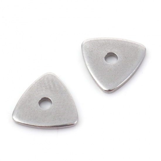 Bild von 304 Edelstahl Zwischenperlen Spacer Dreieck 8mm x 8mm, 10 Stück