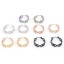 Immagine di 316 Acciaio inossidabile orecchino cerchio Anello Cuore 21mm x 20mm, Posta / Filo Dimensione: (21 misura), 1 Paio