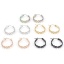Bild von 316 Edelstahl Ohrreifen Ring Symbol von Unendlich Hohl 22mm x 21mm, Drahtstärke: (21 gauge), 1 Paar