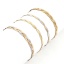 Immagine di 304 Acciaio Inossidabile Catena di Serpente Braccialetti Intrecciato 18.5cm Lunghezza, 1 Pz