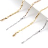 Imagen de 304 Acero Inoxidable Cadena Serpiente Collares Trenzado 45cm longitud, 1 Unidad