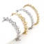Image de Bracelets Chaîne Maille Jaseron en 304 Acier Inoxydable 21cm long, 1 Pièce
