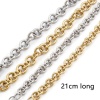 Bild von 304 Edelstahl Erbskette Kette Armband 21cm lang, 1 Strang