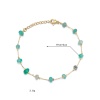 Picture of 304 Stainless Steel Boho Chic Bohemia Bracelets Gold Plated Multicolor Chip Beads 19cm(7 4/8") long