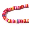 Picture of Polymer Clay Katsuki Beads Round Multicolor About 6mm Dia