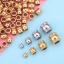 Immagine di 304 Acciaio Inossidabile Perline Tamburo Multicolore 20 Pz