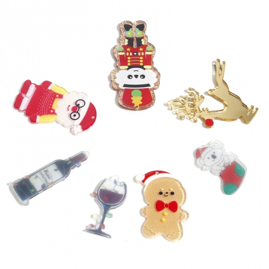 Picture of Acrylic Christmas Pendants Multicolor