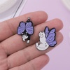 Picture of Cute Pin Brooches Cat Animal Wing Multicolor Enamel