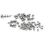 Immagine di 304 Acciaio Inossidabile Charms Tondo Tono Argento 10 Pz