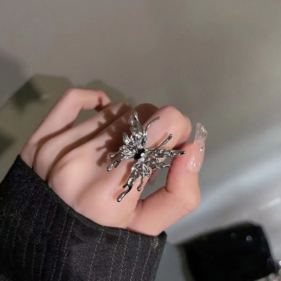 Picture of Ins Style Open Rings Silver Tone Butterfly Animal