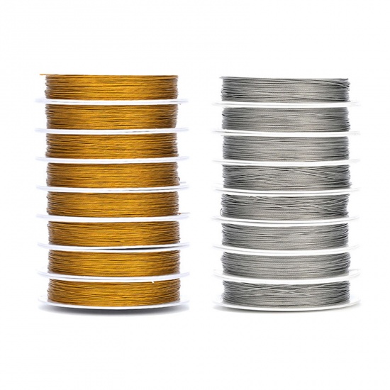 Picture of 304 Stainless Steel Beading Wire Thread Cord Multicolor