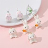 Picture of Resin Easter Day Charms Rabbit Animal Halloween Ghost Multicolor 3D 