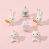 Picture of Resin Easter Day Charms Rabbit Animal Halloween Ghost Multicolor 3D 