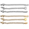 Picture of 304 Stainless Steel Extender Chain For Necklace Bracelet Jewelry Making Geometric 7cm(2 6/8") long