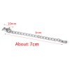 Picture of 304 Stainless Steel Extender Chain For Necklace Bracelet Jewelry Making Geometric 7cm(2 6/8") long