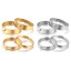 Immagine di 304 Acciaio Inossidabile Aperto Regolabile Anello Multicolore Con Loop 17mm (taglia di US: 6.5), 2 Pz