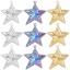 Picture of 304 Stainless Steel Charms Multicolor Pentagram Star 20mm x 18mm