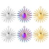 Picture of 304 Stainless Steel Charms Multicolor Sun 28mm x 26mm