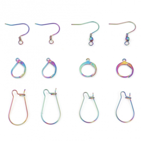Picture of 304 Stainless Steel Earring Accessories Multicolor