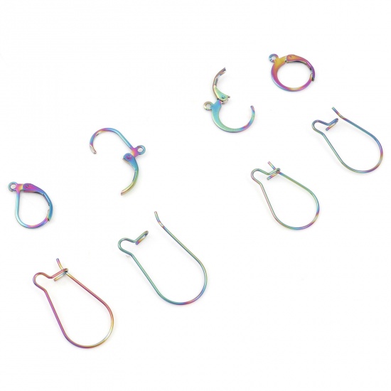 Picture of 304 Stainless Steel Earring Accessories Multicolor