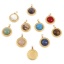 Immagine di Gemma Charms Tondo Oro Placcato 30mm x 21.5mm, 1 Pz