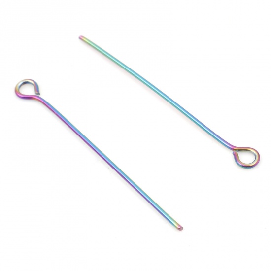 Picture of 0.6mm Stainless Steel Eye Pins Multicolor