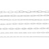 Picture of 304 Stainless Steel Link Cable Chain Oval Silver Tone
