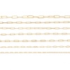 Image de 1 M Chaîne Maille ForçatAccessoires pour la Fabrication de Bijoux Faits à la Main en 304 Acier Inoxydable Placage sous Vide Ovale Doré